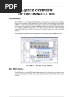 A Quick Overview of The Omnet++ Ide