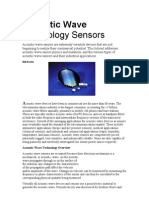 Technology Sensors: Acoustic Wave