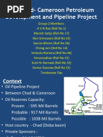 The Chad-Cameroon Petroleum Development and Pipeline Project