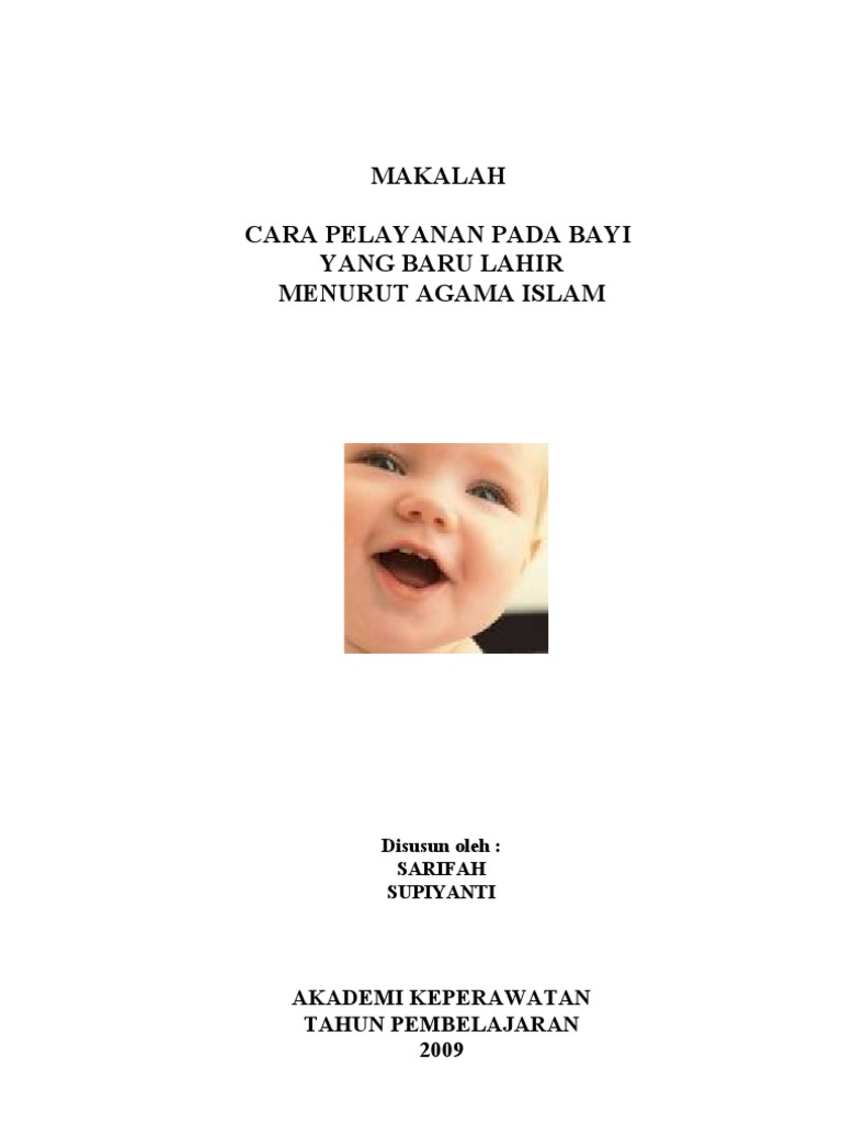 Keperawatan Cara Merawat Bayi Baru Lahir