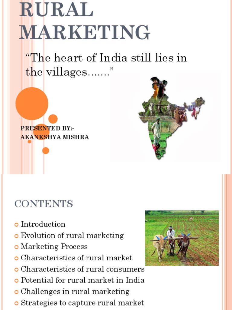 research paper on rural marketing