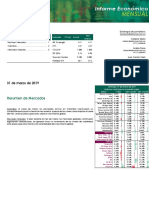 Informe Económico Mensual - Marzo 2019