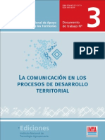 La Comunicacion en Los Procesos de Desarrollo Territorial