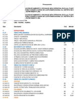 Presupuesto Oficinas Administrativas