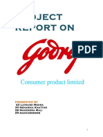 Project Report On Godrej