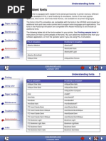 Resident Fonts: Printing