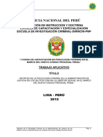 Aportes de La Psicología Forense en La Administración de Justicia PDF