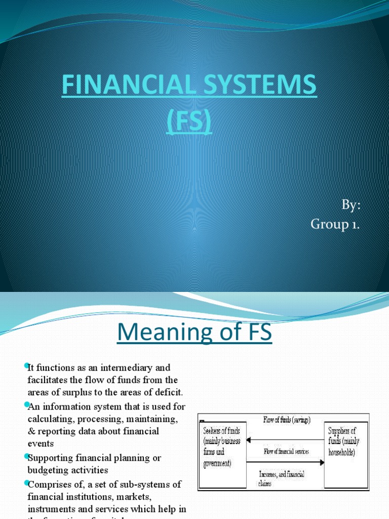 Overview of Financial Systems Functions | PDF