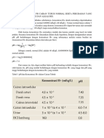 Konsentrasi H+ Dan PH Cairan Tubuh Normal Serta Perubahan Yang Terjadi Pada Asidosis Dan Alkalosis