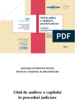 Ghid de Audiere A Copilului in Proceduri Judiciare PDF