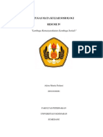 Resume 4 - Lembaga Kemasyarakatan - Adisty Meutia Firdausi - 200110180281 PDF