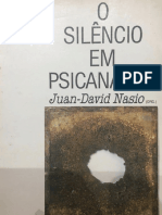 O silêncio em psicanálise Nasio