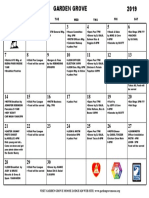 Calendar April 2019 PDF