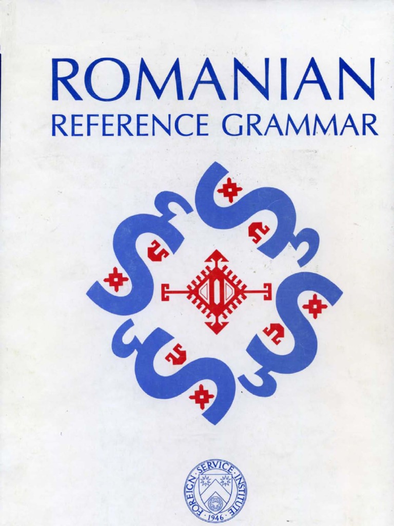 Romanian Reference Grammar | PDF | Art