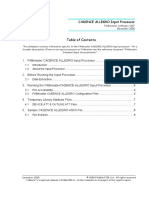 Cadence Allegro Input Processor: Fabmaster Software V8.F December 2000