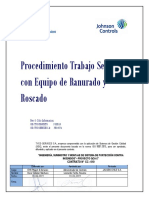 P-HSE-10 Procedimiento Trabajo Seguro Con Equipo de Ranurado y Roscado PDF