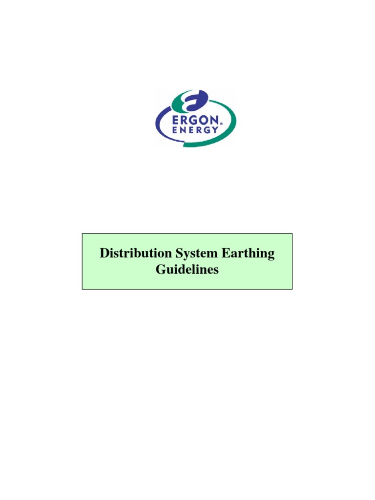 Distribution System Earthing Guidelines | PDF