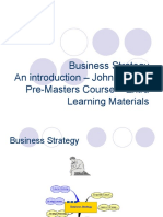 Business Strategy Pre Master An Introduction