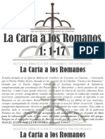 Estudio A Carta A Los Romanos 1