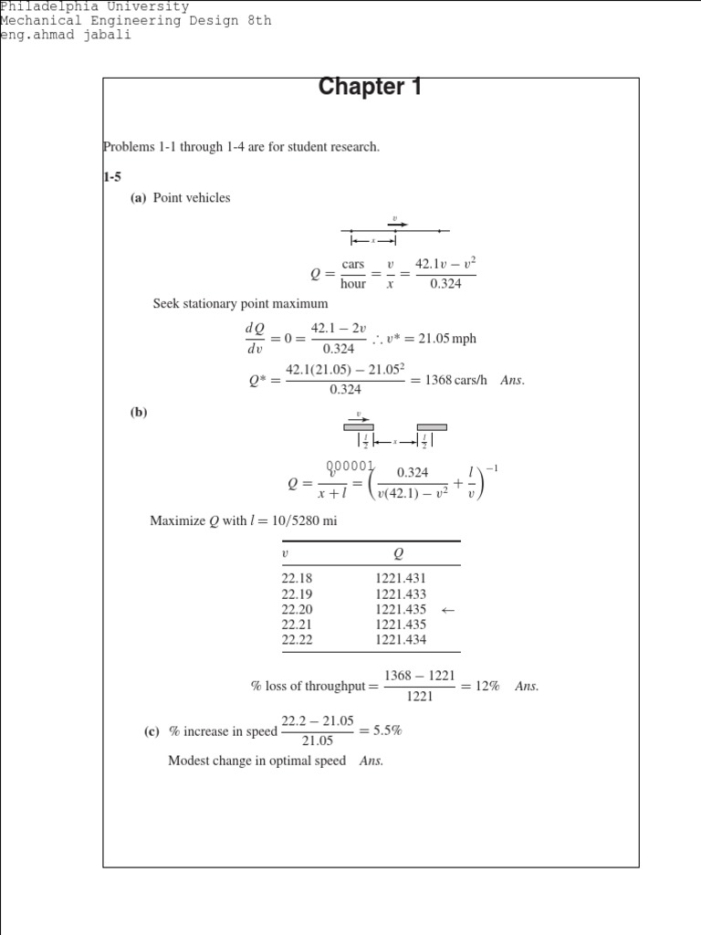 Solution Manual Mechanical Engineering Design One 8th By Shigley Materials Applied And Interdisciplinary Physics