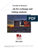 University of Akureyri - Handbook for exchange students