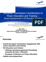 European Commission Contributions To Prison Education and Training