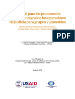 Manual operadores justicia grupos vulnerables