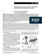 Analisis Penyebab Permukaan Piston Aus