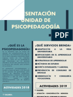 Presentación Unidad de Psicopedagogía
