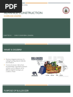 Advance Construction: Dozers and Scrapers