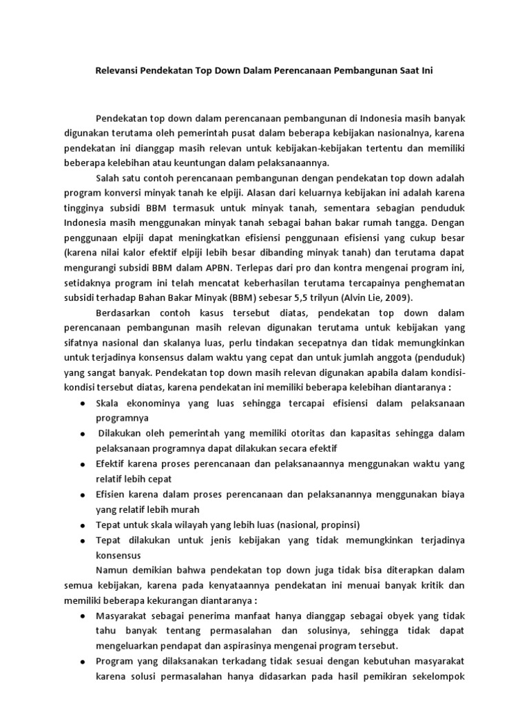 Relevansi Pendekatan Top Down Pdf