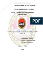 "Estudio de La Cianuracion en Tanques de La Minera PDF