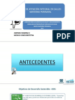 Ruta de atención integral en salud materno perinatal