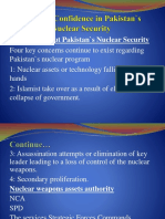Building Confidence in Pakistan - S Nuclear Security