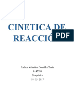 Cinética de Reacción