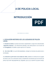 1 Justicia de Policía Local Introducción