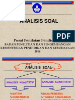 Analisis Butir Soal Secara Manual