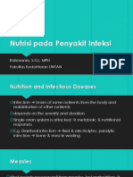 Nutrisi Pada Penyakit Infeksi - Bu Rahmaniah, M.GZ, MPH