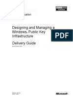 070-298 MSPress - Designing and Managing A Windows Public Key Infrastructure (MOC 2821A) PDF