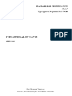 Type Approval of Valves PDF