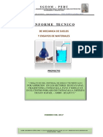 Informe Tecnico: de Mecanica de Suelos Y Ensayos de Materiales