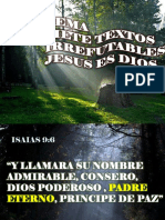 Deidad de Cristo Textos Irrefutables