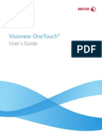 Visioneer Onetouch: User'S Guide