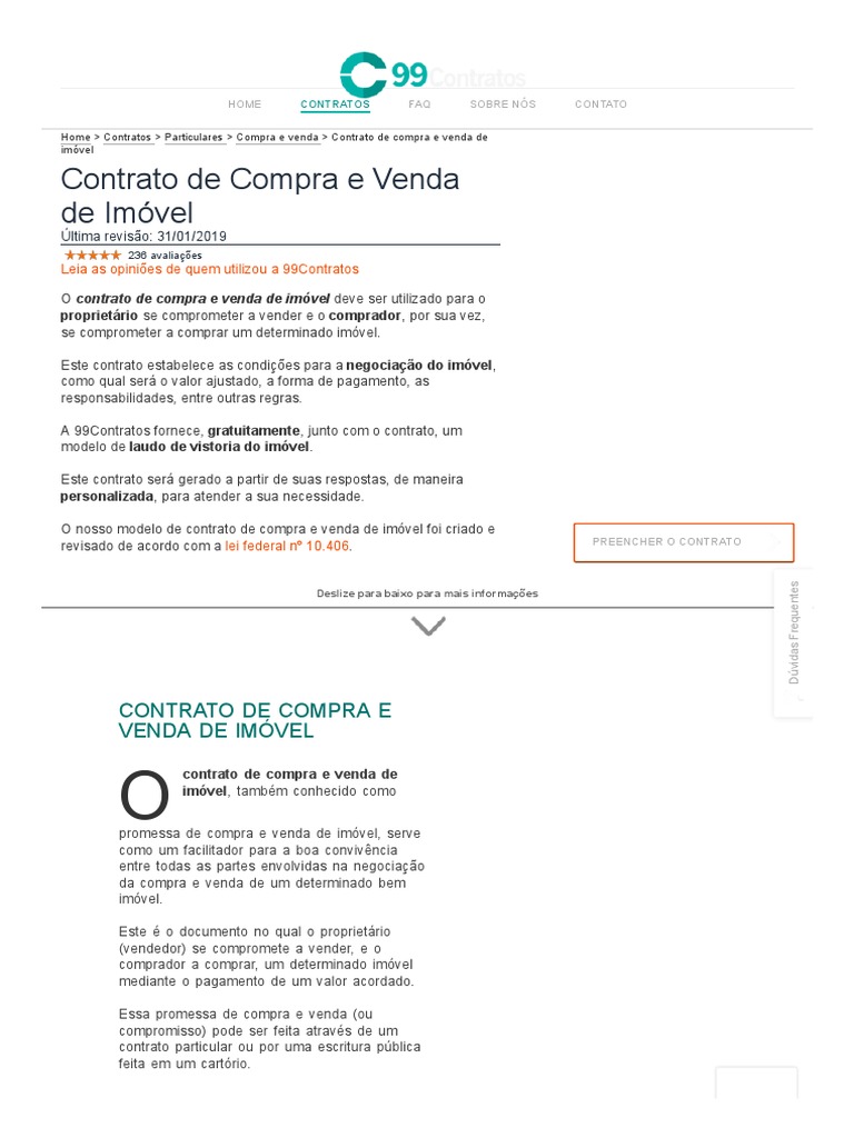 Contrato de Compra e Venda de