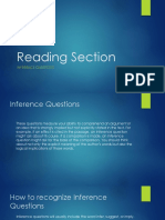 Reading Section-Inference Questions