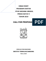 Call For Proposal PMDSU V