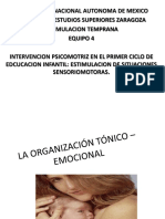 Estimulacion de Situaciones Sensoriomotoras.