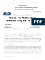 Man-In-The-Middle-Attack Prevention Using HTTPS and SSL: International Journal of Computer Science and Mobile Computing