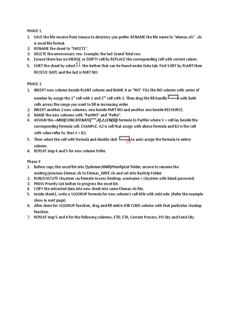 I3 System User Manual | PDF | Microsoft Excel | Database Index