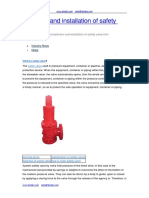 Selection and Installation of Safety Valve PDF